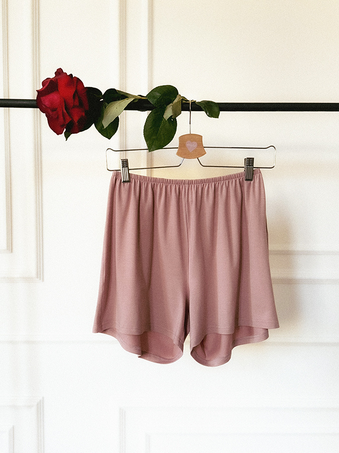 Damskie szorty z modalu Evie Rose Poudré