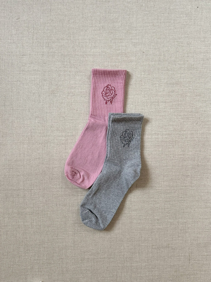 Zestaw damskich skarpetek bawełnianych Mattino Rosa